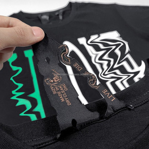 T-shirt Homme Personnalisé en Coton Tissé 100% pour l'Été, Style Urbain, Impression Logo Avant, Manches Courtes, Col Rond, Séchage Rapide, Vente en Gros - Product Image 5