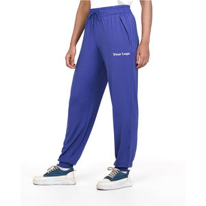 Nouveau style, meilleure qualité, pantalon large modeste, joggers, couleur unie, écologique, respirant, polyester/coton, coupe ample pour femmes - Product Image 3