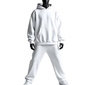 Sudadera con Capucha Extra Grande de Felpa Francesa de Alta Calidad, Sudadera Corta Unisex para Hombre, Impresión, Bordado, Sudaderas Personalizadas, Fabricante Mayorista - Product Image 1