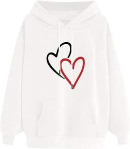 เสื้อฮู้ดพิมพ์ลายพัฟพร้อมกระเป๋า ผ้าฝ้ายผสมเนื้อนุ่มใส่สบาย เหมาะสำหรับผู้ชาย ผู้หญิง และวัยรุ่น - Product Image 1