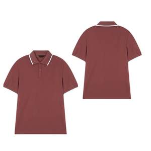 Camiseta Polo de Algodón Personalizada para Hombre, Manga Corta, Estilo Casual para Golf, con Cuello en Contraste, Fabricante OEM al por Mayor - Product Image 1
