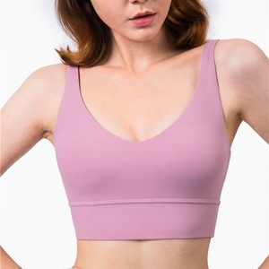 Athletic Activewear Ladies Yoga Apparel <b>Padded</b> Sports Bra Tops - Product Image 3