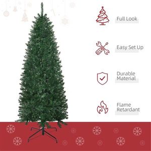 9 ft Christmas <b>Trees</b> Festive Holiday Decorations for <b>Outdoor</b> Display - Product Image 1