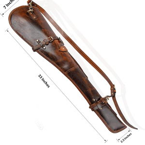 Sac à armes en cuir léger et robuste, vente en gros, design personnalisé et prix abordable, sac à armes en cuir très vendu - Product Image 3
