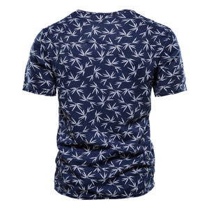 Nueva camiseta de verano 100% de algodón para hombre, camiseta de manga corta con cuello redondo, camiseta de calidad para hombre, ropa hawaiana, camiseta para hombre - Product Image 3