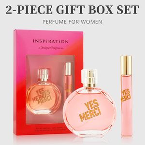 Set Regalo Eau De Parfum da Donna, Fragranza a Lunga Durata con Note di Anguria, Pera, Tè e Bacche di Acai, Set di 2 Pezzi in Confezione - Product Image 1