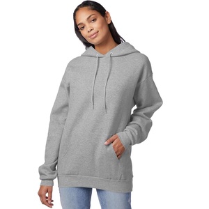 Sweat à capuche unisexe de qualité supérieure, couleur gris uni, 50% coton, 50% polyester, avec poche kangourou, fabriqué au Bangladesh - Product Image 6