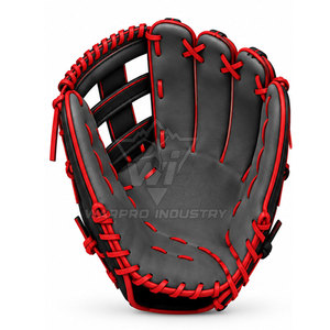 Gants de baseball de qualité supérieure en cuir véritable, pour intérieur et extérieur de terrain, design personnalisé, gants d'entraînement pour joueurs de baseball - Product Image 3
