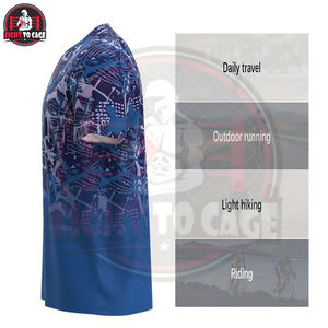 Camiseta Personalizada para Hombre con Estampado por Sublimación, Diseños Coloridos Únicos, Elástica y Duradera, Ideal para Fitness y Actividades al Aire Libre - Product Image 5