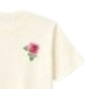   Camiseta con Estampado Inspirado, de Algodón Crema, Manga Corta, Estilo Casual, para Mujer, Top Moderno con Estampado, Ropa Urbana para el Día a Día - Product Image 3