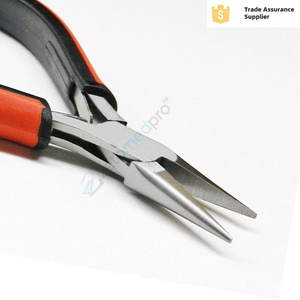 Alicates de Punta Fina de Acero Inoxidable de Alta Calidad con Mango Ergonómico y Doble Resorte, Herramienta para Joyería OEM - Product Image 3