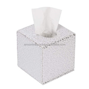 Decorative Meatal Napkin <b>Box</b> <b>Tissue</b> <b>Box</b> Cover with Lid Home Accessories Dining Table Use <b>Tissue</b> <b>Box</b> Holder - Product Image 1
