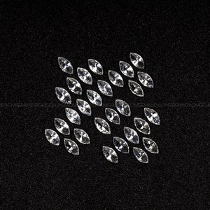 Diamant de laboratoire taille marquise 5.0x2.5mm, couleur E, fantaisie |   Diamants en vrac pour la fabrication de bijoux |   Marque OM GEMS - Product Image 2