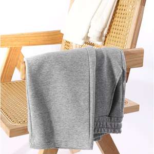 Caleçons droits en molleton personnalisés de luxe haut de gamme pour hommes et femmes, qualité supérieure, coupe ample, tendance, OEM - Product Image 5