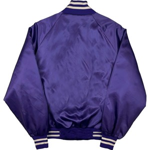 Wholesale Custom Polyester University Team Satin Varsity-<b>Jacket</b> for <b>Men</b> Plus-Size Baseball Letterman Embroidered Outdoor Use - Product Image 2
