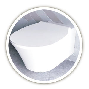 Meilleure vente Toilette occidentale à suspension murale en céramique conception compacte et peu encombrante de toilettes à suspension murale - Product Image 4