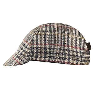 Gorro de Lana a Cuadros de Primera Calidad, 5 Paneles, Transpirable, Protección Solar para Adultos, Uso Casual de Primavera y Otoño, 56-58CM - Product Image 4