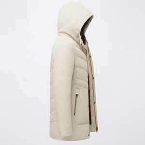 Wholesale Men's Long Insulated Hooded Embroidery <b>Winter</b> Outdoor Jacket <b>Thick</b> Warm Eco-Friendly Breathable <b>Coat</b> - Product Image 5
