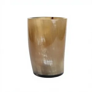 Vaso para Beber de Cuerno de Búfalo Natural Rústico Hecho a Mano y Ecológico de REHMAN CRAFT - Product Image 1