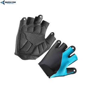 Guantes Profesionales de Ciclismo de Verano, con Agarre de PU, Transpirables, Ligeros, Antideslizantes, con Almohadilla de Gel, Medios Dedos, para Bicicleta de Montaña y Carretera, Unisex - Product Image 2