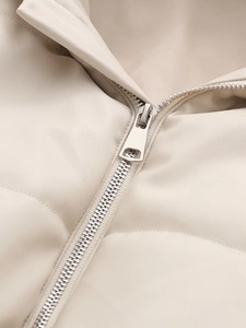 Ladies Thickened Puffer Down <b>Jacket</b> Casual Coat with Hooded Collar Breathable Polyester Lining Short Length for Winter - Product Image 3