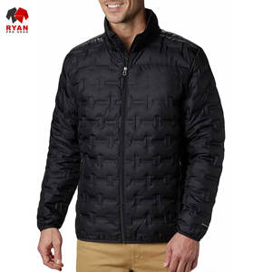 Blouson matelassé sur mesure pour homme, logo personnalisé, fermeture éclair, tissu respirant et confortable, design ODM - Product Image 6