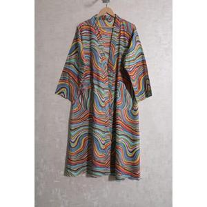 Bata Kimono de Algodón Estampado para Mujer, Túnica Floral Boho Ligera, Ropa de Estar por Casa de Verano, Ropa de Dormir Hecha a Mano, Regalo - Product Image 3