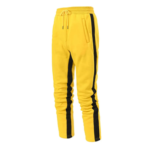 Men Fresh Style Yellow Color Tracksuit Lightweight Sportswear Modern Fit Wholesale Factory Supply - Product Image 4