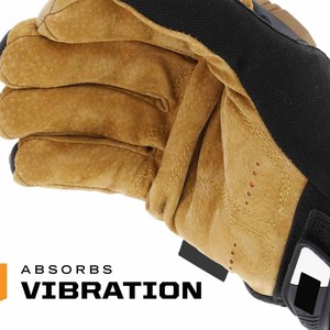 Gants de travail en cuir synthétique Amara à prix de gros, résistants à l'abrasion, ajustables, respirants, gants de sécurité pour le travail - Product Image 4