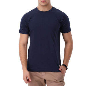 T-shirt vintage surdimensionné pour homme, logo personnalisé, léger, écologique, manches courtes, coton/fibre de bambou, respirant, long - Product Image 1