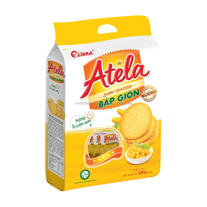 Atela Baked Corn Crackers - Non-Fried, Low Fat & Healthy Snacks for All Ages |Sampling Service| - Product Image 1