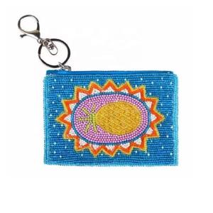 Elegante Estuche para Monedas Decorativo con Bordado Fino y Detalles de Cuentas para Accesorios de Moda Boutique - Product Image 6