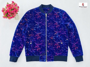 Tela de Terciopelo Estampada Personalizada con Impresión en Lámina para Ropa de Mujer, Vestidos de Noche, Prendas de Moda, Textil OEM/ODM - Product Image 3