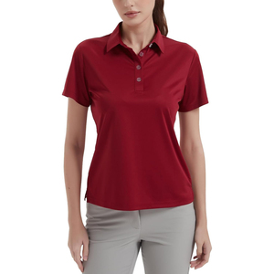Chic <b>Women</b> <b>Polo</b> <b>Shirt</b> Short Sleeve Slim Fit Collared Top Elegant Button Detail Stylish Fashion <b>Polo</b> <b>Shirt</b> - Product Image 1