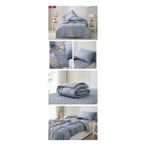 Set Copripiumino Trapuntato Quattro Stagioni Coreano Super Singolo 150x200cm in Morbida Microfibra Antipolvere con Federa - Product Image 4