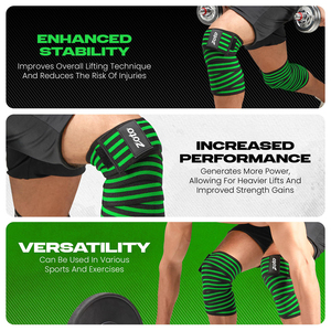 LS0331 Rodilleras Transpirables Unisex para Levantamiento de Pesas y Powerlifting - Soporte de Compresión para Rodilla - Product Image 3