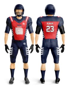 100% Polyester Team American Football Uniform Unique Design Solid Color Lightweight American Football Uniforms For Adults - Product Image 1