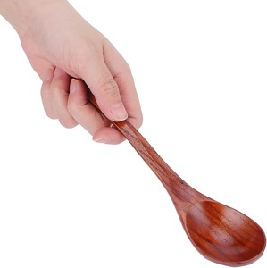 Cuillère à thé en bois finition naturelle, cuillère à café, sucre, sel, légère, écologique, outil de cuisine pour la maison et le café - Product Image 6