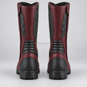 Botas Largas para Motocicleta, Impermeables, de Cuero, Calzado Protector para Motociclismo, Equipo de Turismo para Motocicleta - Product Image 6
