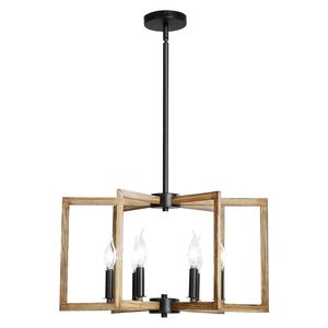 Lampadario in metallo moderno a 6 luci regolabile in altezza per soffitti luci a sospensione contemporanee - Product Image 1