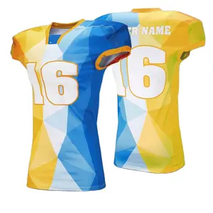 Высококачественная дешевая сублимированная Американская Футбольная форма сублимированная оптовая Американская футбольная рубашка