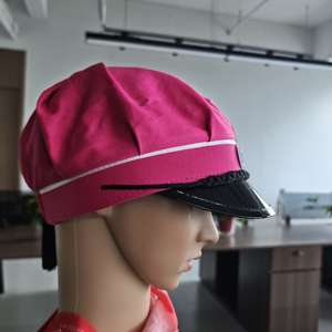 Sombrero de Marinero Rosa para Niños y Adultos, Personalizado al por Mayor, para Fiestas y Festivales, Colorido, Estilo Capitán de Yate - Product Image 3