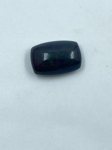 Ópalo de Fuego Natural Negro de Alta Calidad, Corte Rectangular Redondeado, Piedra Preciosa Suelta de 4.12 Quilates, 10x15.70MM, para Joyería - Product Image 5