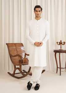 Custom Logo <b>Men's</b> Salwar Kameez Traditional Indian & Pakistani <b>Men</b> Clothing Comfortable Long <b>Kurta</b> Pajama Islamic Clothing Set - Product Image 4