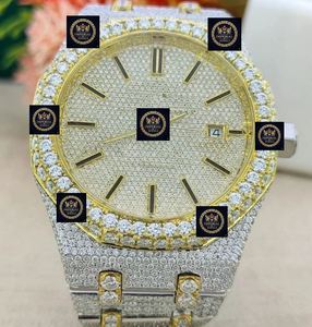 Montre Sportive Hip Hop Iced Imperial Jewels VVS Moissanite avec GPS, Verre, Résistance à l'Eau 10 Bar, Acier Inoxydable, Mécanique, Date Automatique - Product Image 1