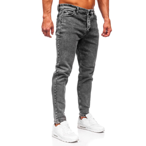 Wholesale Men Denim <b>Pants</b> High Quality Breathable Straight Leg Casual Jeans Customized Design Printing Summer Male Clothing Logo - Product Image 3