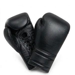 Guantes de boxeo personalizados de cuero de calidad superior Cierre de gancho para entrenamiento Sparring Fighting Fitness Comfort Durabilidad Mano - Product Image 6