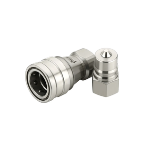 Raccord hydraulique à filetage BSPP, série ISO 7241 B, coupleur à déconnexion rapide, faible fuite pour systèmes de machines de construction - Product Image 3