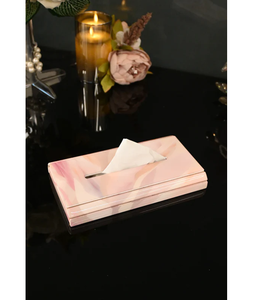 Luxury Modern <b>Marble</b> Tissue Box Holder Rectangular White Gray Veins Eco-Friendly for Home Office Tabletop Decor Best Quality - Product Image 2