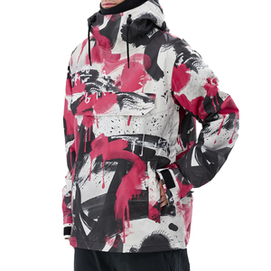 Men Winter Ski Jacket <b>Waterproof</b> Snowboard Jacket Warm <b>Padded</b> Wind Resistant Breathable Hooded Outdoor Sportswear Custom Private - Product Image 3